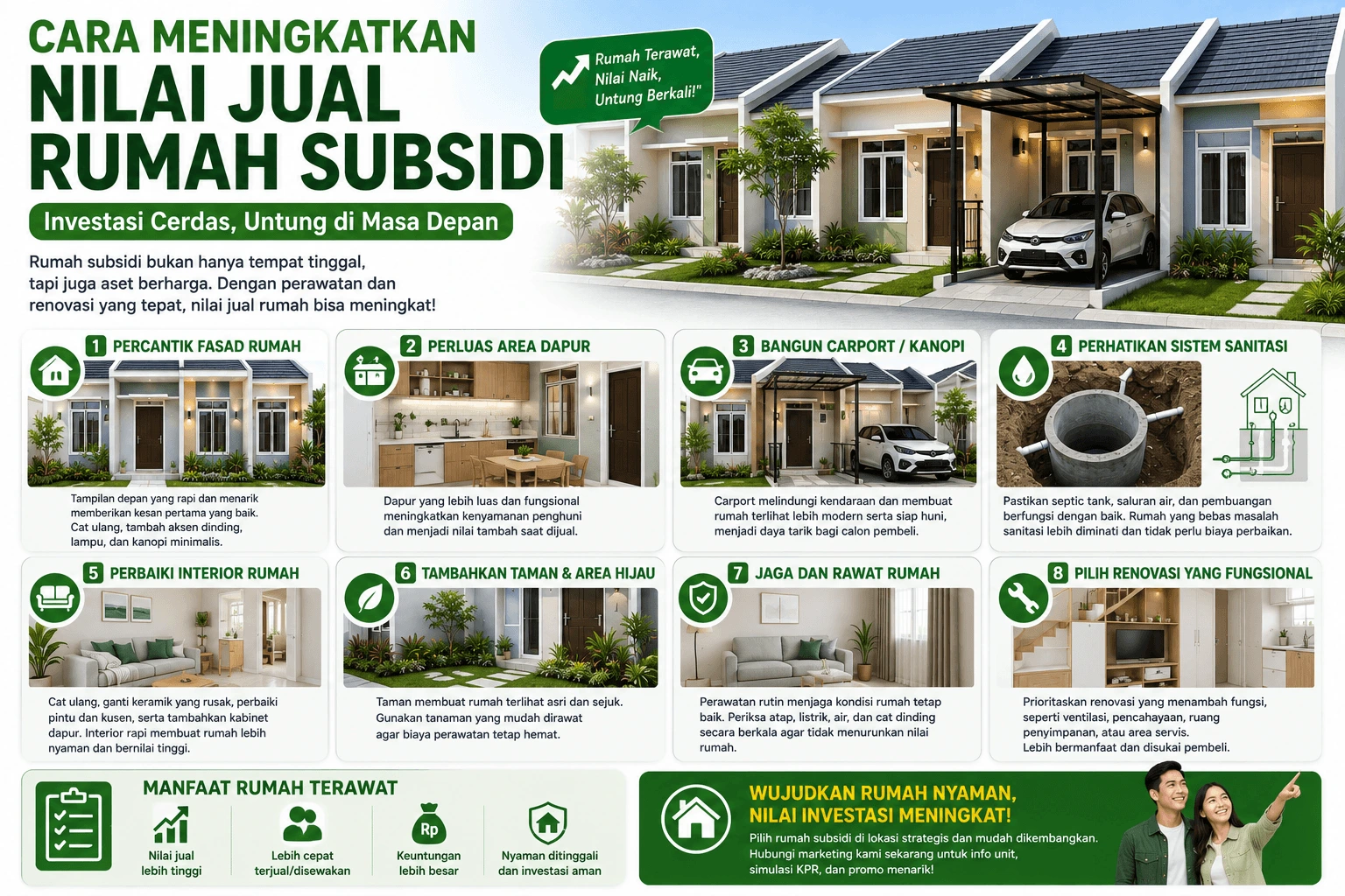 Cara Meningkatkan Nilai Jual Rumah Subsidi